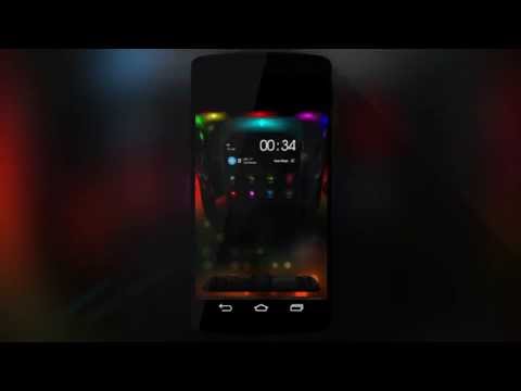 Next Launcher Theme Crystalum Video