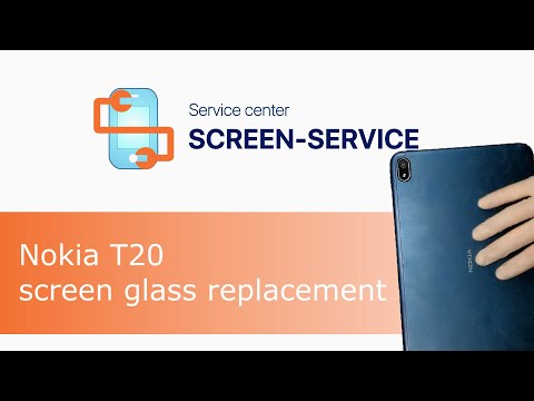 Nokia T20 screen glass replacement