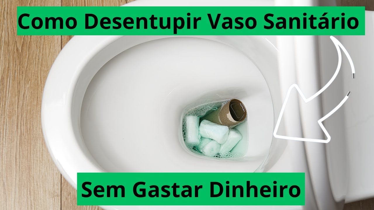 Como Desentupir Vaso Sanitário sem gastar Dinheiro