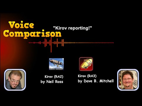 Red Alert 2 vs. Red Alert 3 Unit Voice Comparison