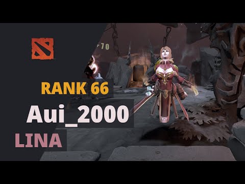 Aui_2000 (Rank 66) plays Lina Dota 2 Full Game