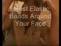 Most Elastic Bands Around The Face In One Minute