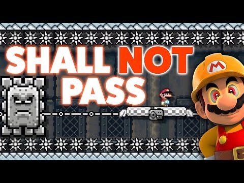 Super Mario Maker - YOU SHALL NOT PASS! -  Level Showcase