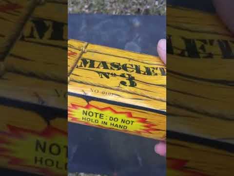MASCALET (Spanish cracker) No. 3 VINTAGE FIRECRACKER 🧨 DEMO