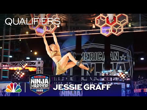 Jessie Graff Puts on a Show - American Ninja Warrior Qualifiers 2020