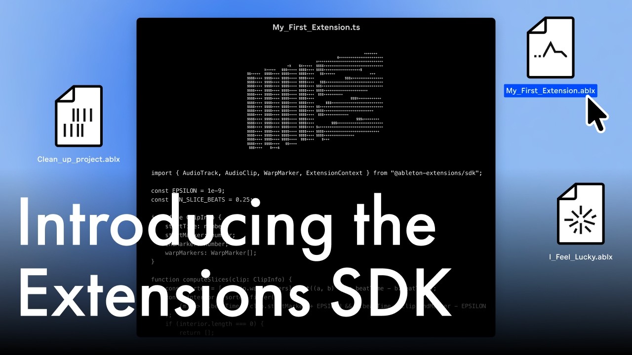 Introducing Extensions SDK: An experimental playground inside Live - YouTube