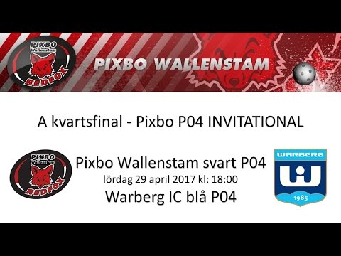 Pixbo P04 Invitational 2017 – Pixbo Wallenstam svart vs Warberg IC blå  P04 170429 18:00