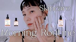 【Morning Routine】時間がない朝のスキンケアしながら時短メイクアップ💄