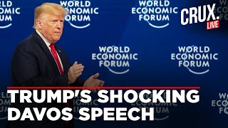 LIVE | Donald Trump Davos Speech | US President Faces Off With NATO Over Greenland | WEF 2026 | Crux