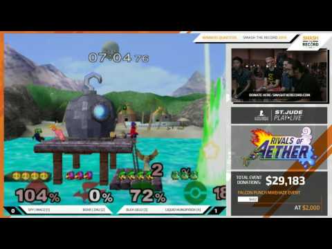 STR 2016 SSBM - Zhu & MacD Vs. Hungrybox & Blea Gelo - Smash Melee Doubles Winners Quarters