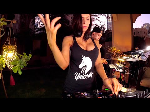 Old Town Dubai 2h Techno LIVE SET by 11 UNICORNS at Sunset, HQ SOUND, FULL SET, DJ MIX