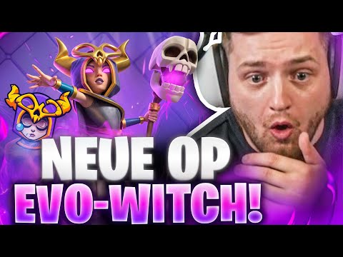 😍😱NEUE Evo-Hexe ist ein MONSTER! | MOST BROKEN Card ever in Clash Royale! - NEUE Evo Truppe