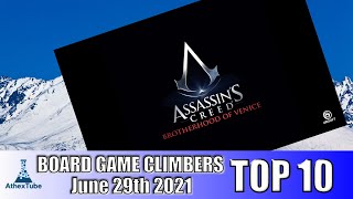 Top 10 Board Game Climbers for Week Ending in June 29th 2021