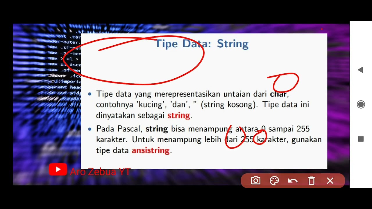 Ini Bebeberapa Tipe Data Dalam Pemrograman Pascal | Pemula Wajib Tahu | Pascal Seri 4