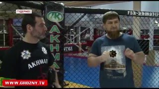Рамзан Кадыров вместе с Чагаевым принял участие в тренировках клуба «Ахмат»
