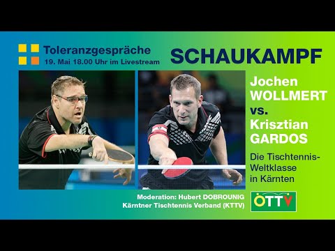 SCHAUKAMPF: Jochen Wollmert gegen Krisztian Gardos