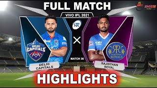 DC VS RR HIGHLIGHTS 2021 MATCH 36 PHASE 2 | Delhi Vs Rajasthan Match 36 IPL 2021 | #DCvRR