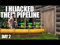 Gorliac and I hijacked a clans piping system in Rust...