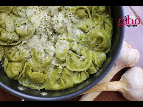 فيديو تورتيليني بالثوم والزبدة