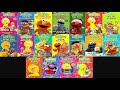 Disney Videos Sesame Street VHS Tapes Collection UK 60fps