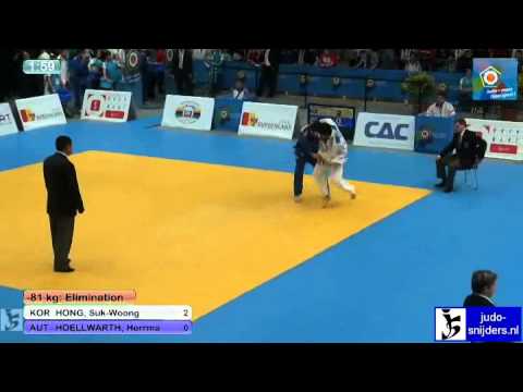 Suk-Woong Hong (KOR) - Herrmann Hoellwarth (AUT) [-81kg]