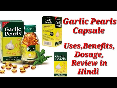 Garlic pearls for natural way to healthy heart and digestion...