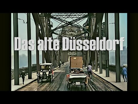 Düsseldorf 1910s and 20s - colored - from the documentary: The Old Rhineland in Color