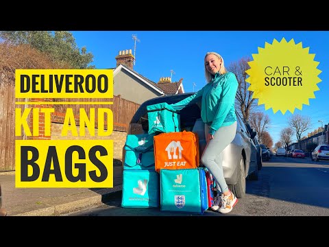 2022 Deliveroo Kit - Car & Scooter! Never spill a coffee again!