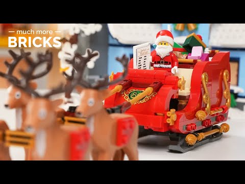 Vidéo LEGO Saisonnier 40499 : Le traîneau du Père Noël