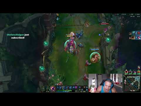 T1 Tyler1 with the Malphite outplay on Fiora