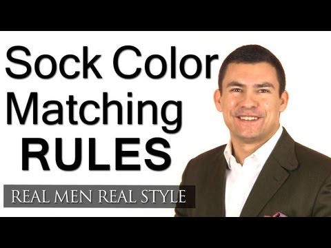 The Rules On Matching Color & Pattern When It Comes To Socks - How To Match Men's Socks