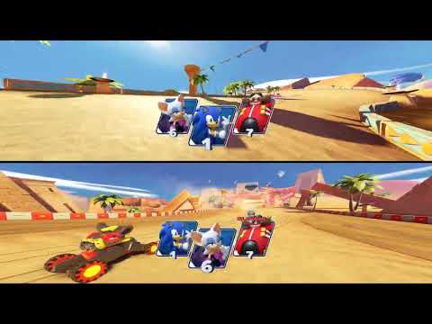 Team Sonic racing split screen team gameplay pt6