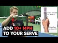 Add 10+ MPH To Your Serve - Tennis Lesson