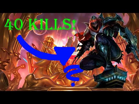 40 KILLS ZED URF FULL GAMEPLAY!