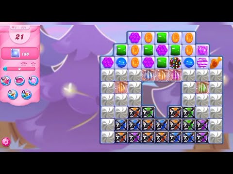 Candy Crush Saga Level 231 Get 3 Stars, Until The Mission is Complete