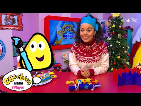 如何製作聖誕帽和捕魚器｜CBeebies之家。 (How to make Christmas Hats and Crakers | CBeebies House)
