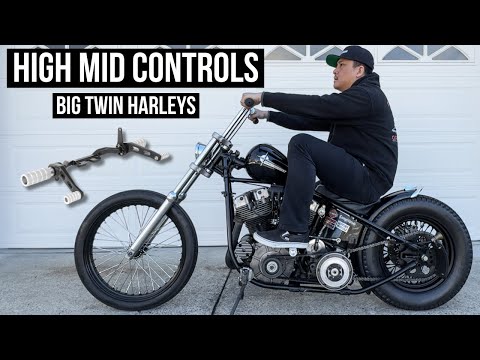 High Mid Controls for Big Twin Harleys by LNSPLTBLVD
