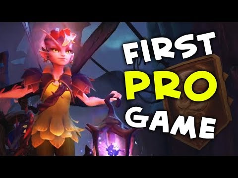 Dark Willow FIRST PRO game in Dota history