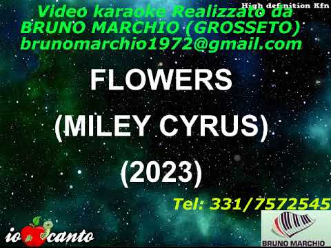 KARAOKE FLOWERS CON CORI ORIGINALI (DEMO) - MILEY CYRUS
