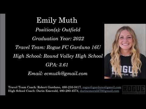 Emily Muth Softball Skills Video - 2022 Outfield