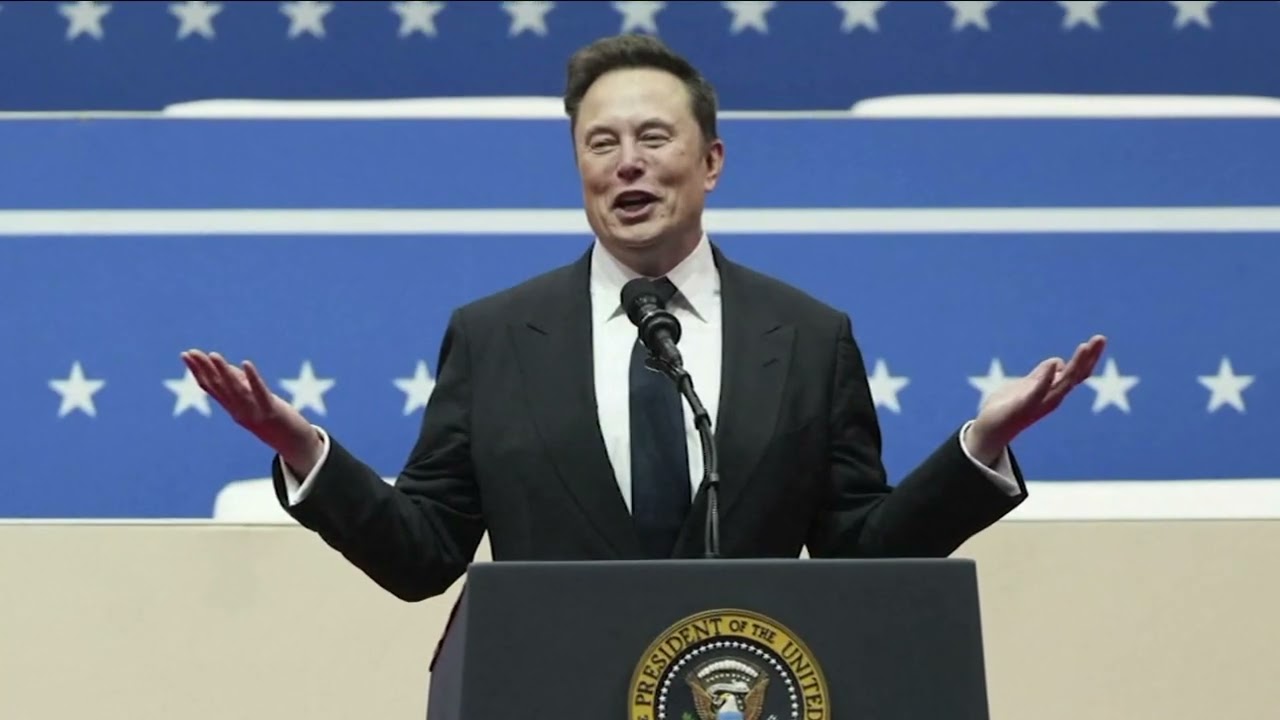 Congressional Democrats protest outside Treasury Building over Elon Musk's actions