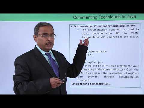Java Essentials Commenting techniques in java