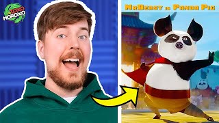 Mr. Beast Sale en Kung Fu Panda 4 😲🎬 | 12 Cosas que No Sabias de las peliculas