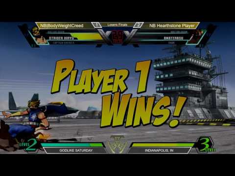 NB/DCB BodyWeightCreed vs NB Hearthstone Player - Godlike Saturday UMVC3 11/5/16