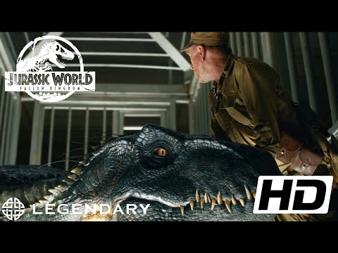 Jurassic world fallen kingdom (2018) FULL HD 1080p - Indoraptor escape scene Legendary movie clips