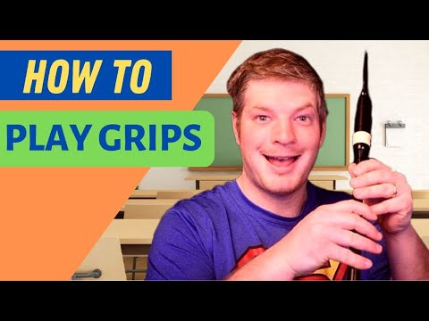 Bagpipe Lesson - How To Play Grips!