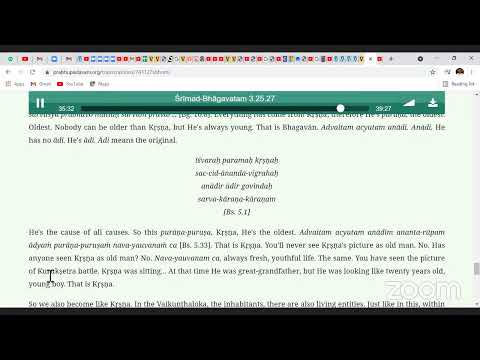 Śrīmad-Bhāgavatam 3.25.27 By Srila Prabhupad