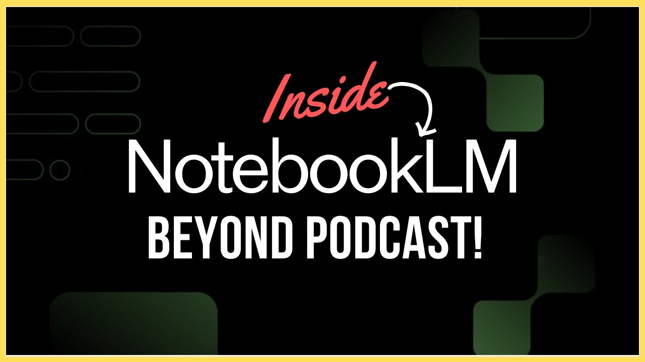 NotebookLM: Its More than AI Podcasts- Your Personalized AI Research Assistant