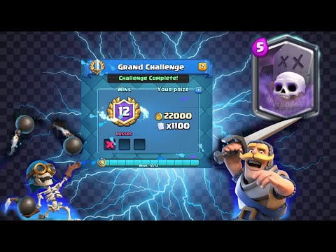 12 WIN GRAND CHALLENGE WITH NEW SPLASHYARD DECK | CLASH ROYALE