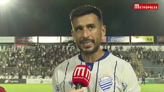 Volante do CSA, Camacho fala após derrota diante do ASA - 20/4/26